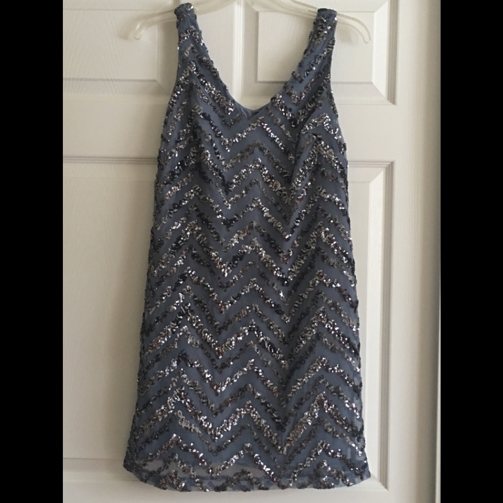 COPY - Sequin shift dress. Perfect for the holiday party.
